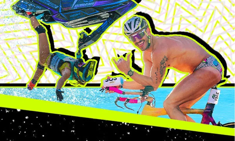 Pit Viper Sunglasses Cycling & upside down jet ski